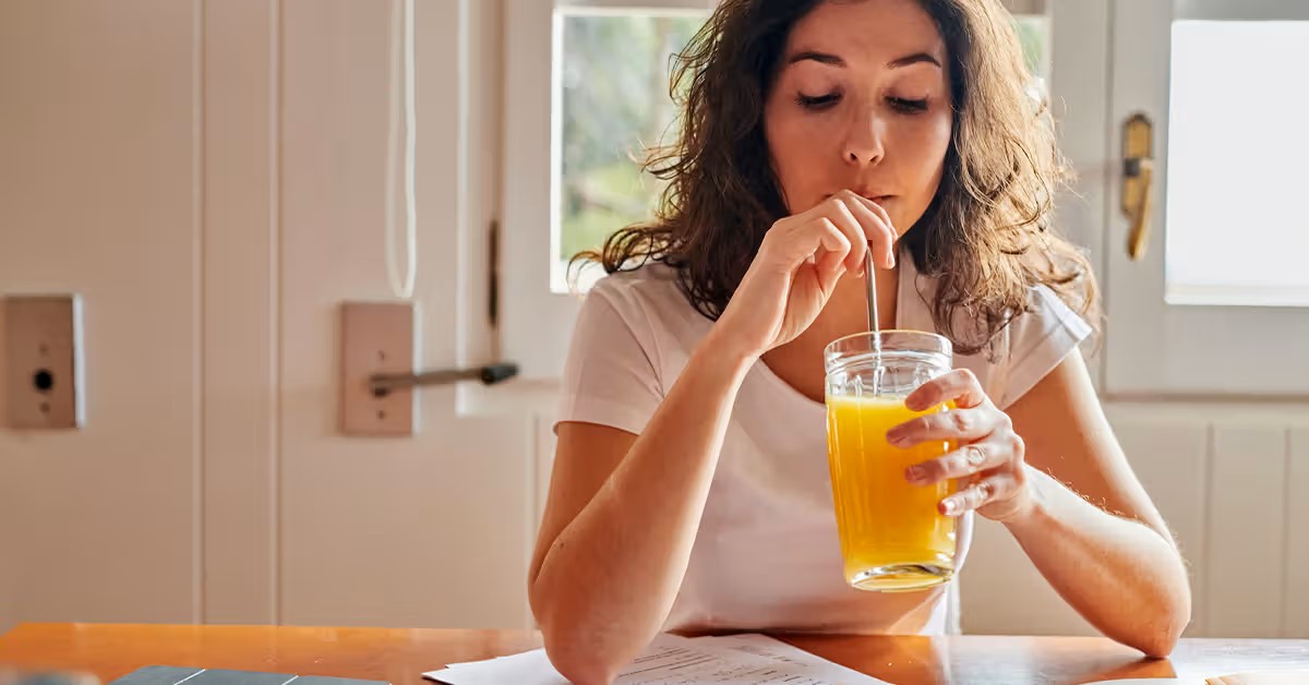 Does orange juice on sale help with cramps